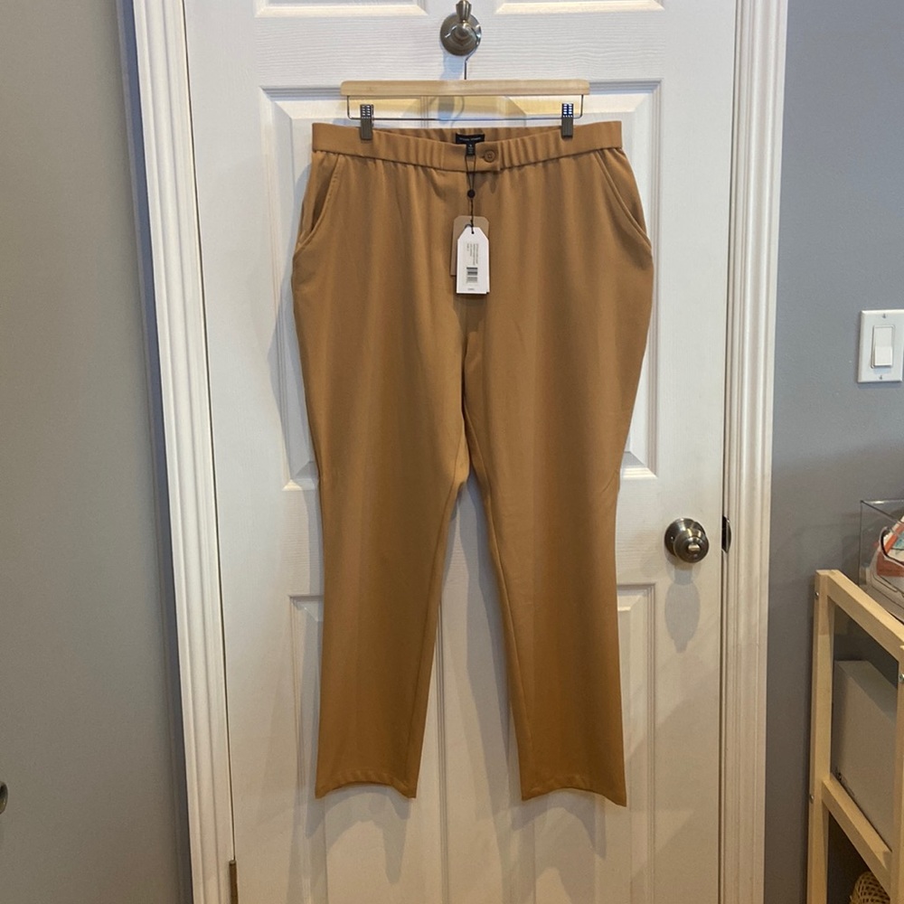 Universal Standard Woven Pants Size S Color Iced Coffee